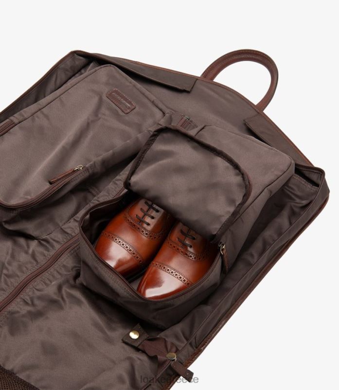 Loake κοστούμι του Λονδίνου δέρμα καφέ PVBJP224