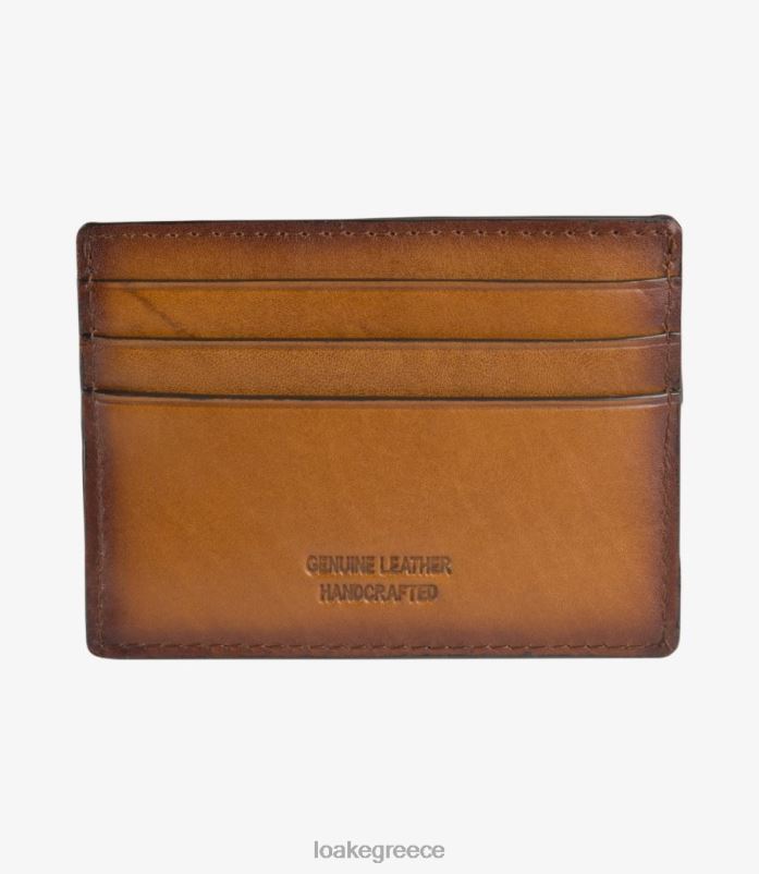 Loake κάτοχος κάρτας στερλίνας δέρμα καφέ PVBJP239