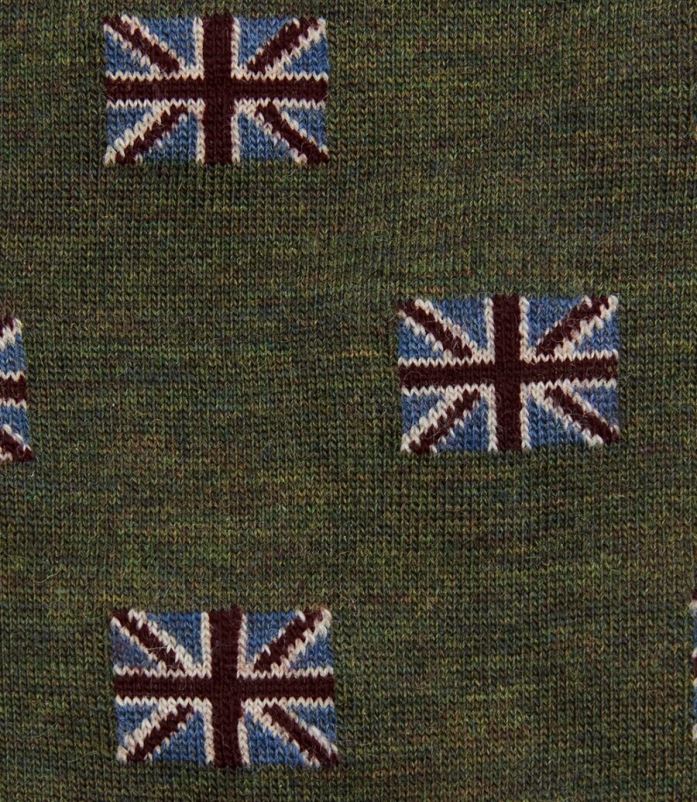 Loake κάλτσες Union Jack αξεσουάρ ελιά PVBJP248