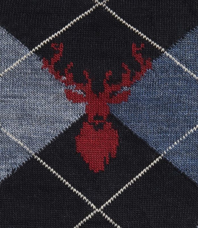 Loake κάλτσες argyle αξεσουάρ ΠΟΛΕΜΙΚΟ ΝΑΥΤΙΚΟ PVBJP254