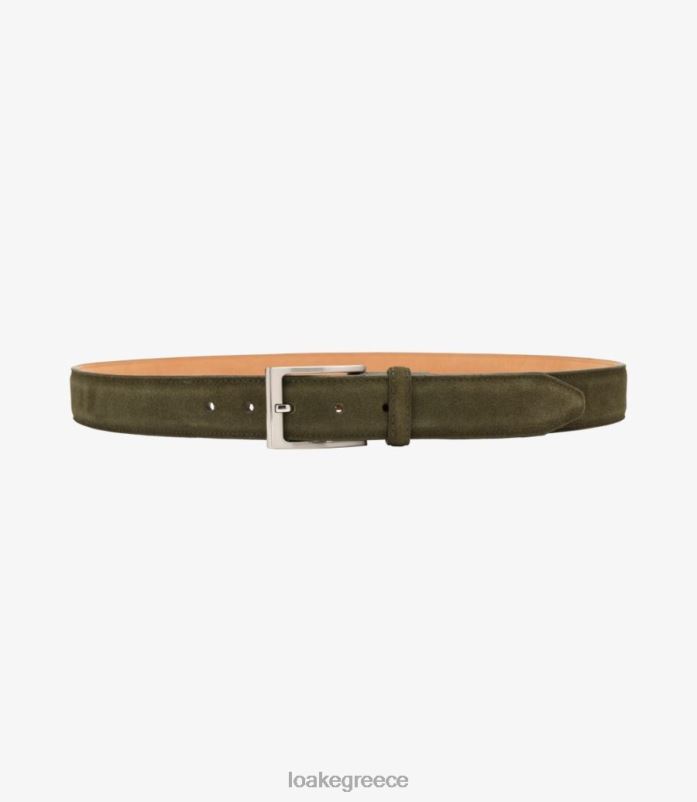 Loake ζώνη Γουίλιαμ αξεσουάρ πράσινο σουέτ PVBJP218