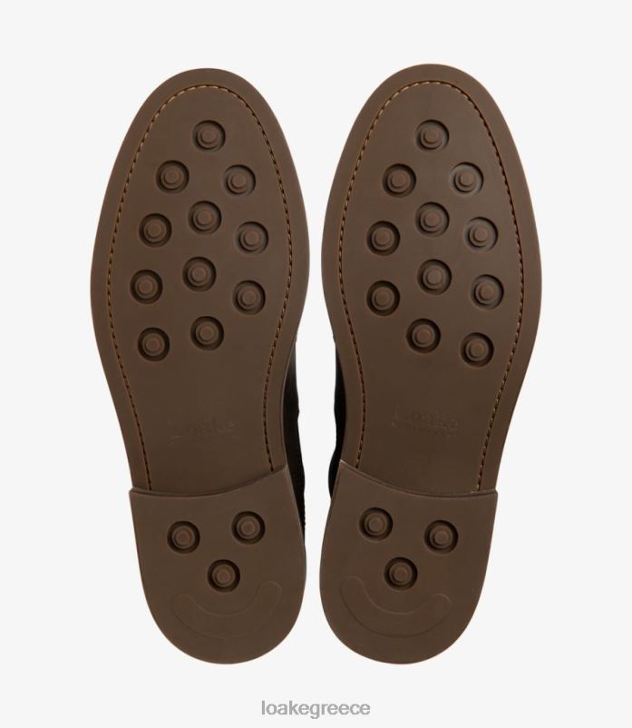 Loake ντέιβι μπότες καφέ λαδωμένο nubuck PVBJP105