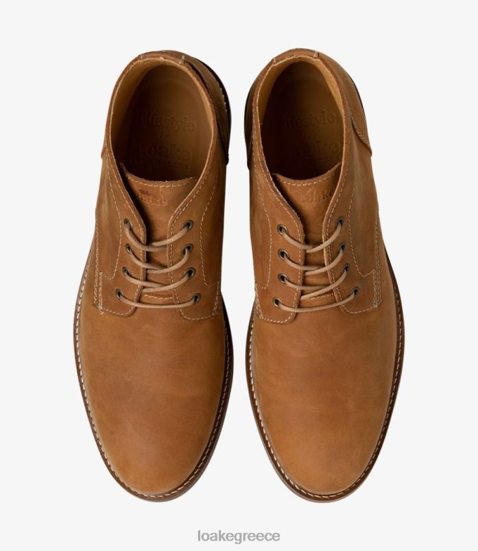 Loake μονάδα μαγνητοκινητικής δύναμης μπότες tan nubuck PVBJP119