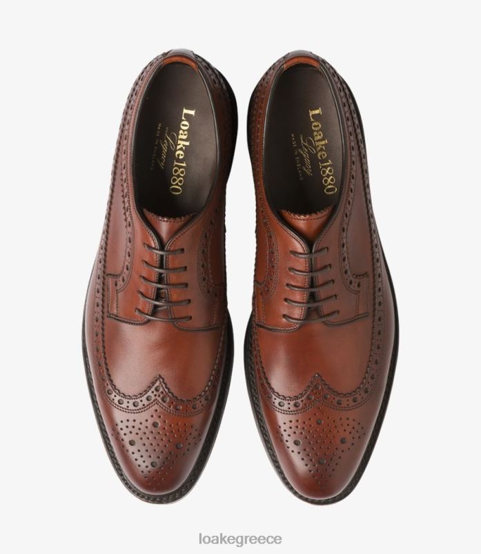 Loake Birkdale Σκαρπίνια conker καφέ PVBJP2