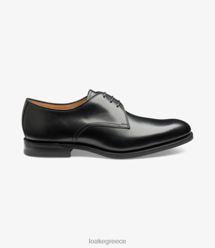Loake αέτωμα απλούς δεσμούς μαύρος PVBJP150