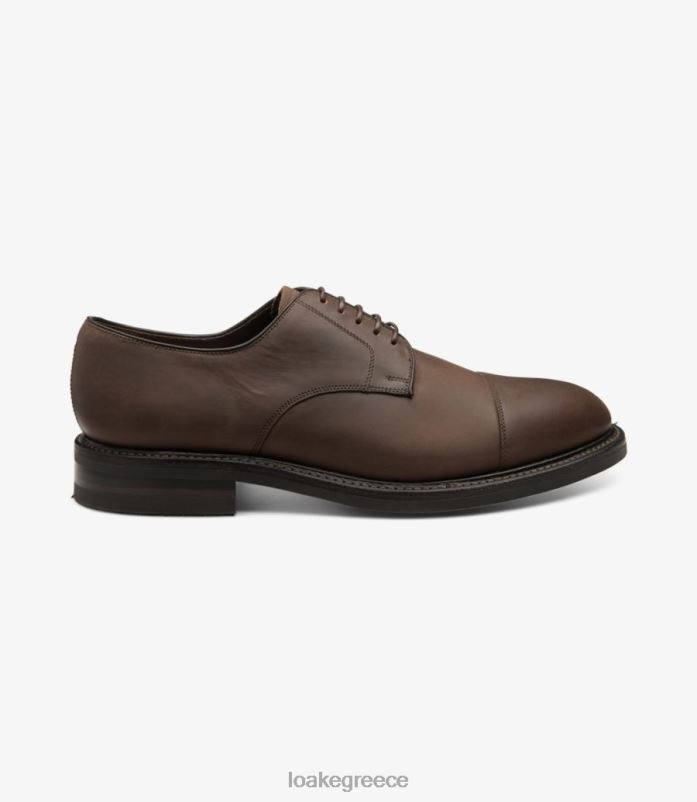 Loake άφθονα απλούς δεσμούς καφέ λαδωμένο nubuck PVBJP146