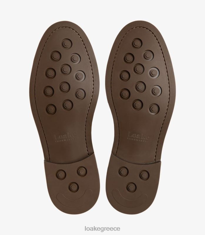 Loake Φράνκλιν απλούς δεσμούς καφέ nubuck PVBJP166