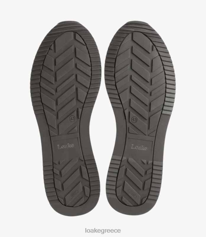 Loake πανό αθλητικά παπούτσια και αθλητικά παπούτσια σκούρο καφέ σουέτ PVBJP43