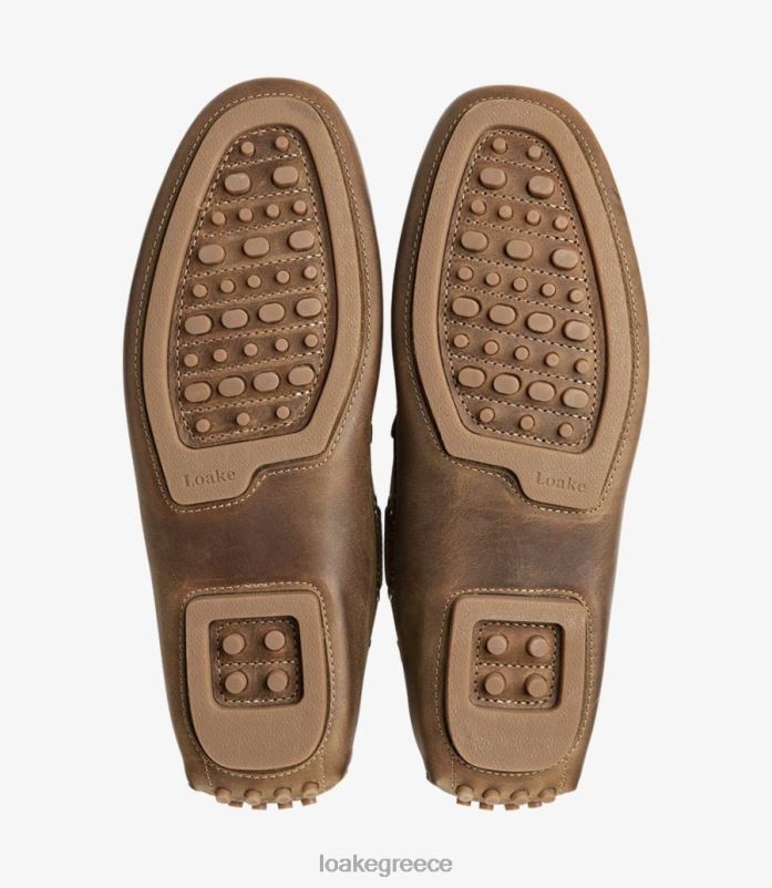 Loake Donington ελαφρά παπούτσια καφέ nubuck PVBJP74