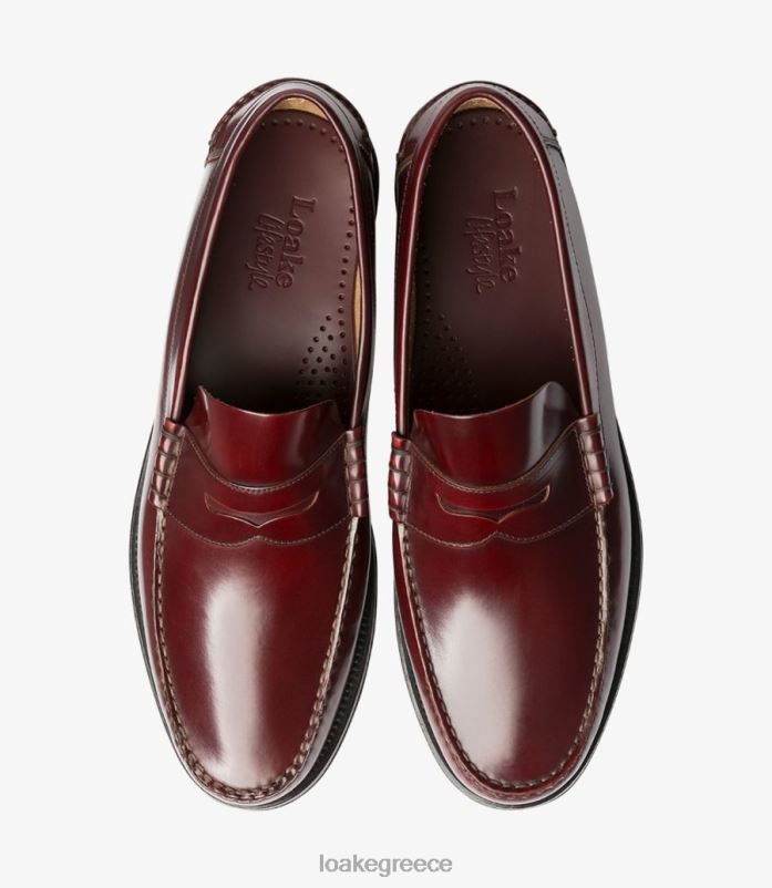 Loake Princeton ελαφρά παπούτσια Βουργουνδία PVBJP61