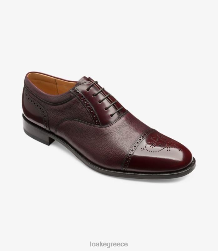 Loake woodstock καλύμματα ποδιών Βουργουνδία PVBJP196