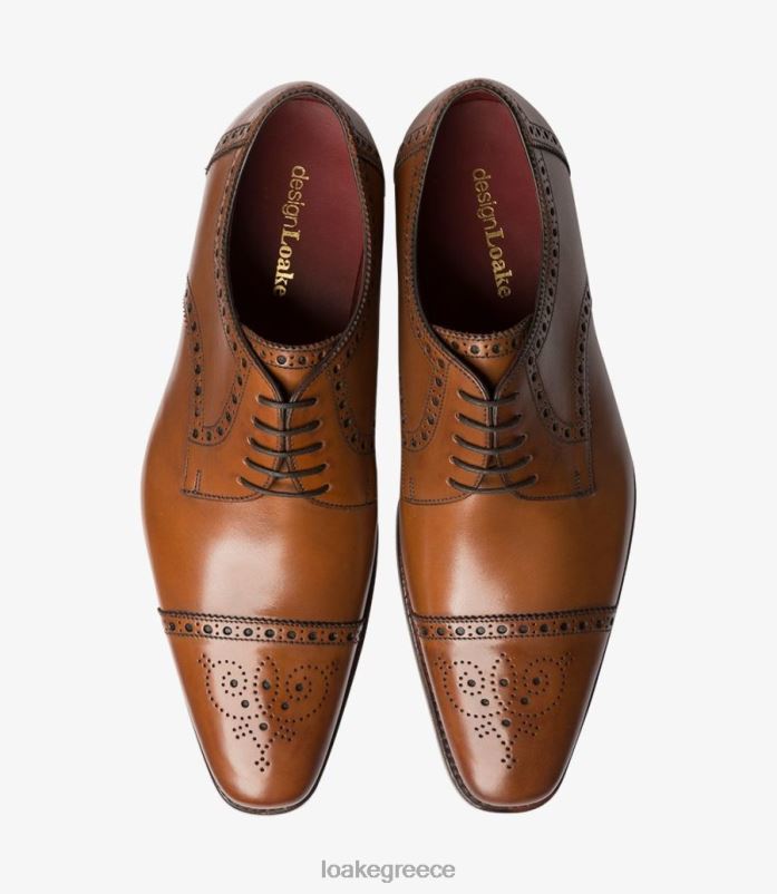 Loake Foley semi brogues κέδρος PVBJP177