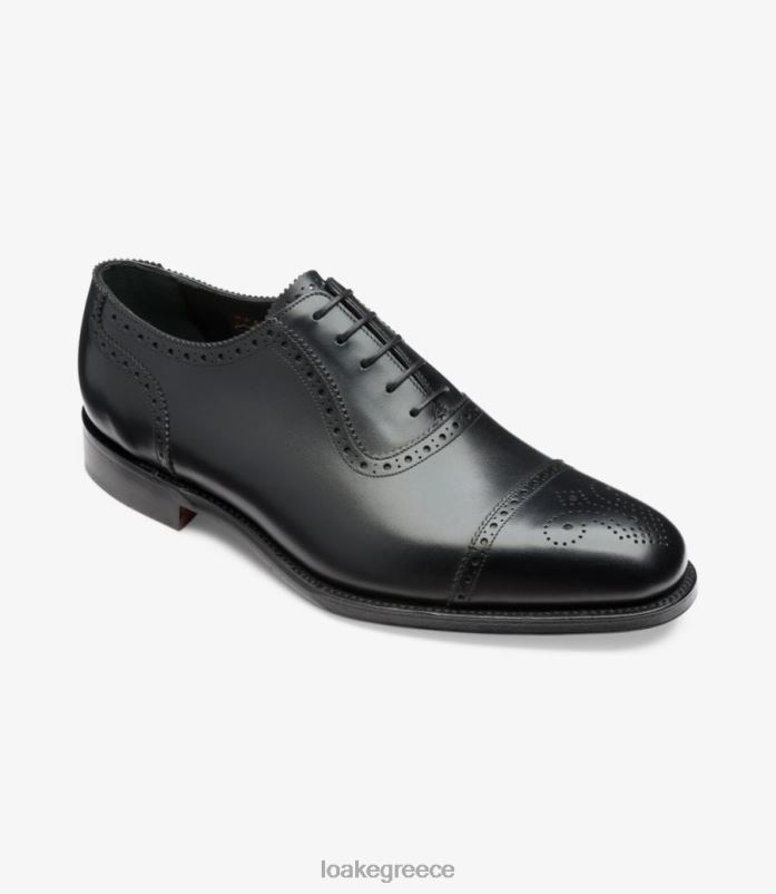 Loake νήμα semi brogues μαύρος PVBJP170